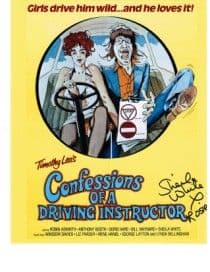 Sheila White from CNFESIONS OF A DRIVING INSTRUTOR genuine signed autograph 0x8 COA