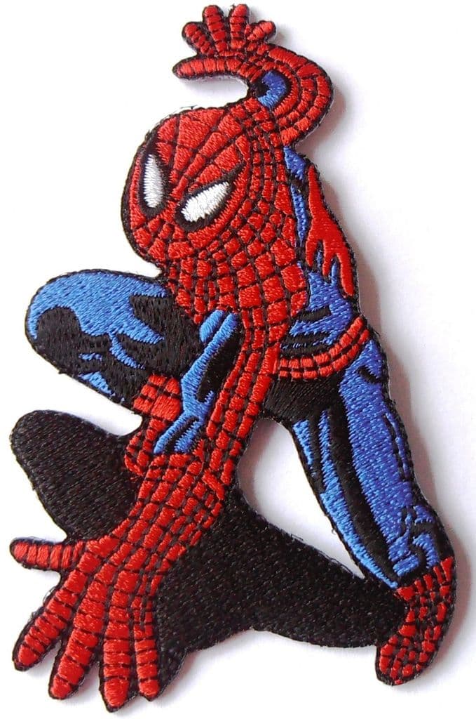 Spider-Man Crouching Comic Book Figure Patch Amazing 8159