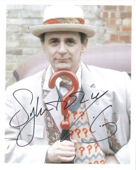 Sylvester McCoy 7th Doctor DOCTOR WHO 10X8 Genuine Autograph 11271