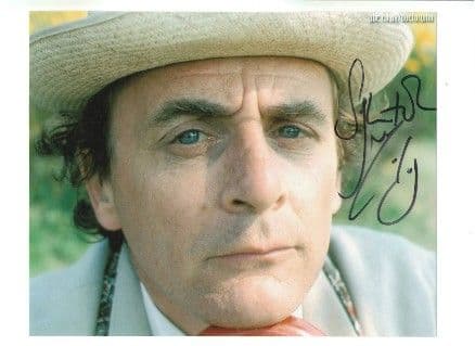 Sylvester McCoy "The 7th Doctor" DOCTOR WHO Genuine Signed Autograph 10 x 8 COA 687