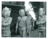 Terence Denville 'Cyberman',DOCTOR WHO Genuine Signed Autograph 10 x 8 COA 7224