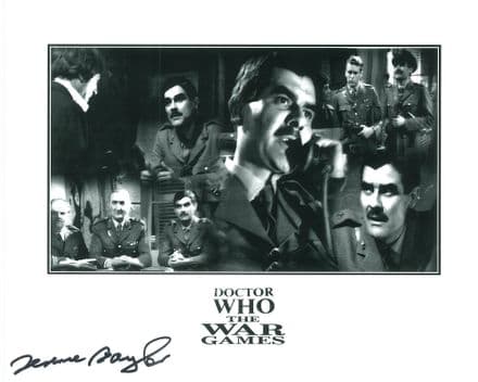 Terrence Bayler DOCTOR WHO Genuine Signed Autograph 10 x 8 COA 8316