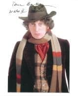 Tom Baker 4th Doctor DOCTOR WHO  Genuine Signed Autograph 10 X 8 COA 6957