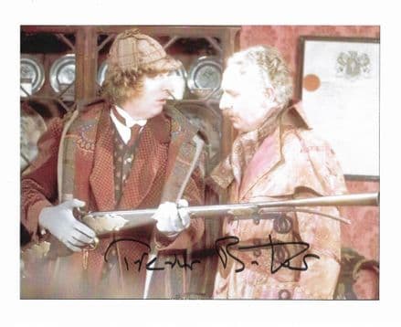 Trevor Baxter "Professor George Litefoot" DOCTOR WHO  The Talons of Weng-Chiang GSA 10X8 COA 12021