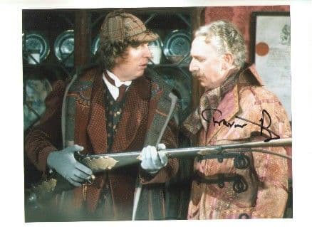 Trevor Baxter "Professor George Litefoot" DOCTOR WHO  The Talons of Weng-Chiang GSA 10X8 COA 30
