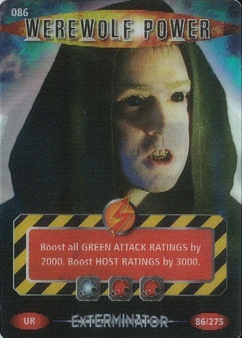 WEREWOLF POWER  #086  Doctor Who EXTERMINATOR   Battles In Time  Ultra Rare  3D Card-  10608