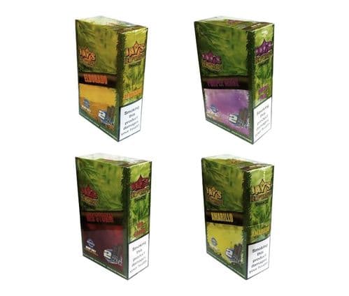 Juicy Jay's Enhanced Hemp Wraps Terpene Infused  2 Wraps Per Pack
