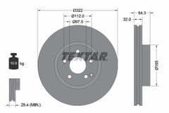 Brake Discs Front 322x32mm (Models With Non Drilled Discs)