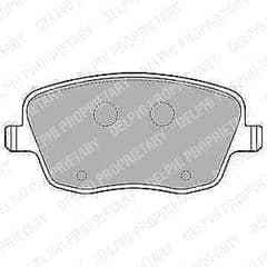 Brake Pads Front 288 x 25mm With Wear Indicators