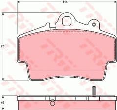 Brake Pads Front 986 Boxster 2.5 2.7
