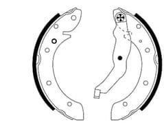 Brake Shoes For Models With Rear Drum Brakes