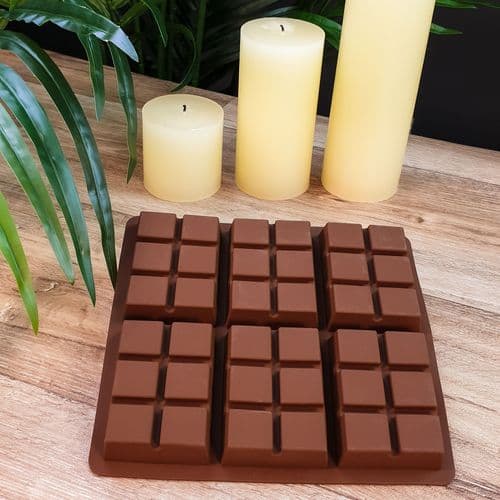 6 Cell Toffee Fudge Silicone Mould