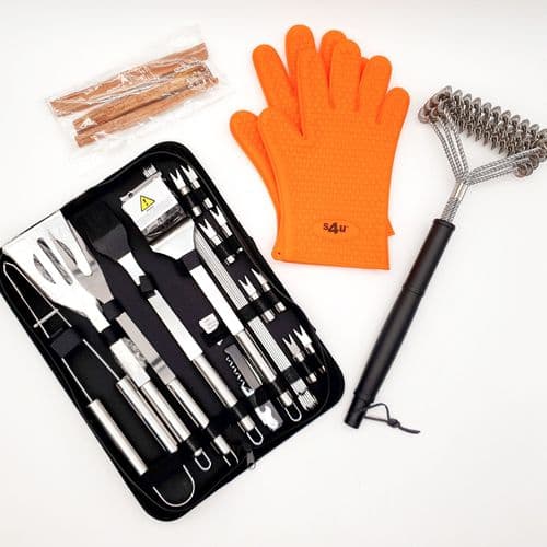 Barbecue Utensil Set 25pcs With Carry Case
