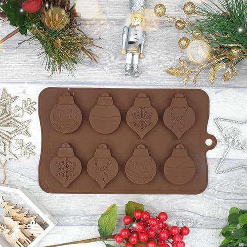 Bauble Christmas Silicone Mould