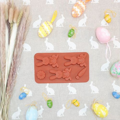 Bunny & Carrot Silicone Chocolate Mould