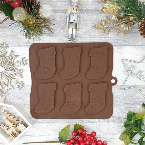 Christmas Stockings Silicone Mould