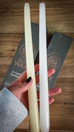 Glo Wax Taper Candles