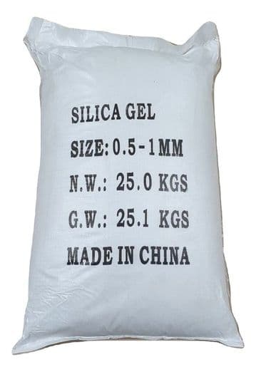 25kg Granular Silica Gel Desiccant <BR>0.5-1mm grains