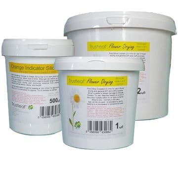 Flower Drying Silica Gel Desiccant <BR>0.5-1mm grains <br> 500g - 7kg Tubs
